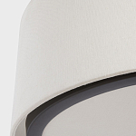 Потолочный светильник с круглым хлопковым абажуром Frosted Diffuser варинант исполнения - 3 | Loft Concept в Грозном