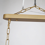 Люстра подвесная овальная со стеклянными трубками Длина 100 см Nembus варинант исполнения - 2 | Loft Concept в Грозном