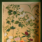 Обои ручная роспись Four Seasons Original colourway on painted Xuan paper with gold ombre варинант исполнения - 1 | Loft Concept в Грозном