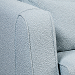 Диван Seldon с мягкими подушками голубое букле варинант исполнения - 2 | Loft Concept в Грозном