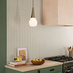 Подвесной светильник каплевидной формы с комбинированным плафоном из стали и белого матового стекла Kichler варинант исполнения - 15 | Loft Concept в Грозном