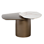 Столик журнальный Promontory с мрамором варинант исполнения - 1 | Loft Concept в Грозном