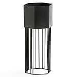 Кашпо Elevated Planters Сlive 59 черное  варинант исполнения - 1 | Loft Concept в Грозном