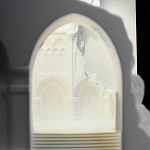 Встраиваемый в стену гипсовый светильник под покраску с эффектом разрушенной стены Antiquity Athena варинант исполнения - 9 | Loft Concept в Грозном