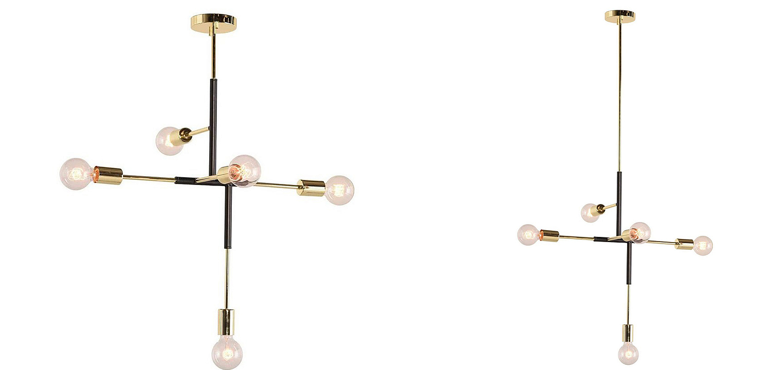Люстра Atomium Chandelier black Люстра Atomium Chandelier black - Loft-Concept в Грозном