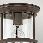 Потолочный светильник для ванных комнат со стеклянным плафоном и одной лампой Hinkley варинант исполнения - 10 | Loft Concept в Грозном