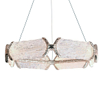 Люстра кольцевая с текстурным природным рисунком IceFlame варинант исполнения - 9 | Loft Concept в Грозном