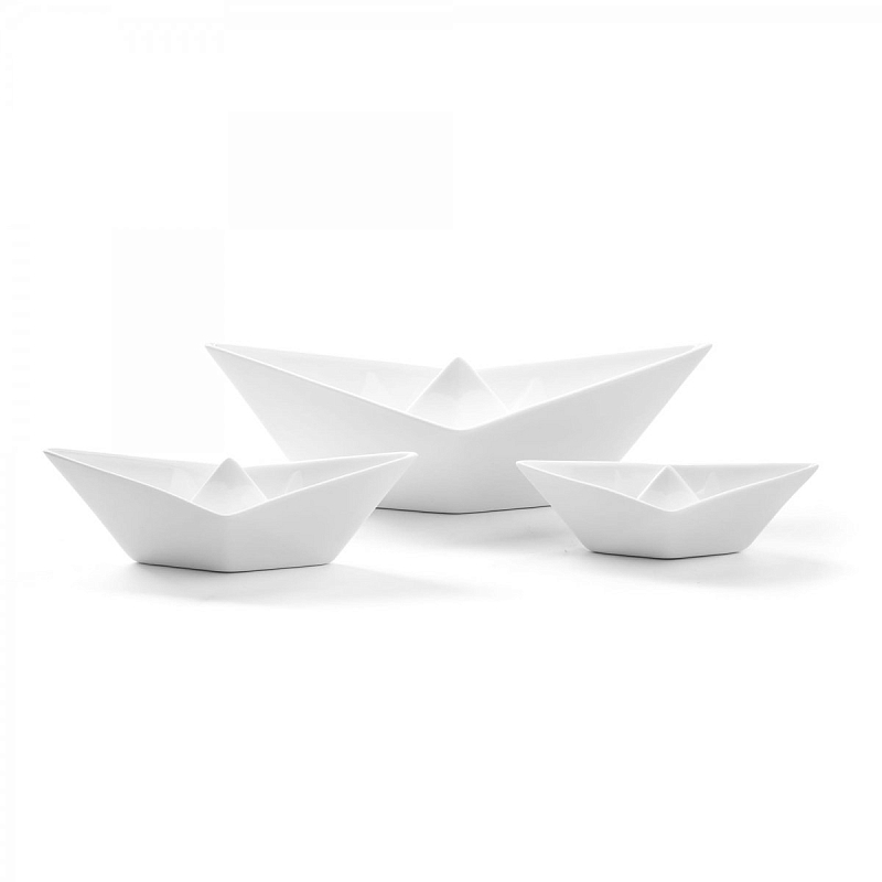 Статуэтка Seletti Memorabilia My Boats - 3 PCS Белый Статуэтка Seletti Memorabilia My Boats - 3 PCS Белый в Грозном | Loft Concept