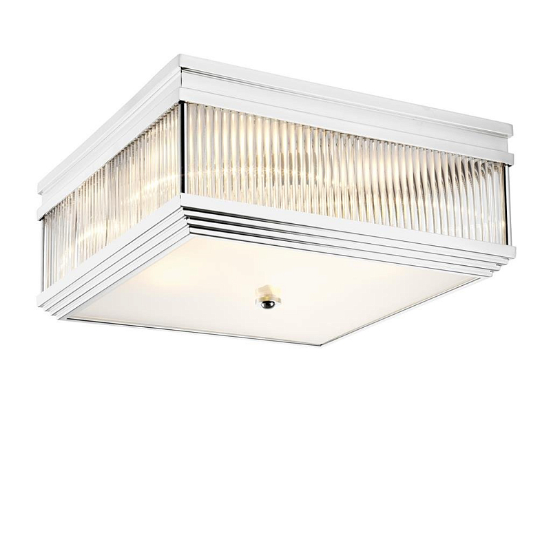 Потолочный светильник Ceiling Lamp Marly Nickel Никель Прозрачное Стекло Потолочный светильник Ceiling Lamp Marly Nickel Никель Прозрачное Стекло в Грозном | Loft Concept