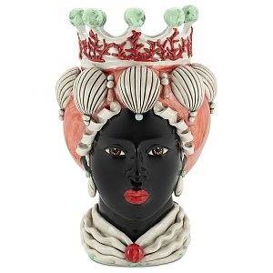 Ваза Vase Moro Lady Coral Green Red