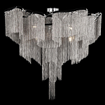 Люстра потолочная с металлическими цепочками Диаметр 99 см Atlantis Chain варинант исполнения - 1 | Loft Concept в Грозном