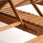 Шезлонг двухместный из эвкалипта Sunset варинант исполнения - 6 | Loft Concept в Грозном