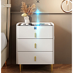 Умная прикроватная тумбочка c зарядкой для телефона Smart Furniture варинант исполнения - 2 | Loft Concept в Грозном