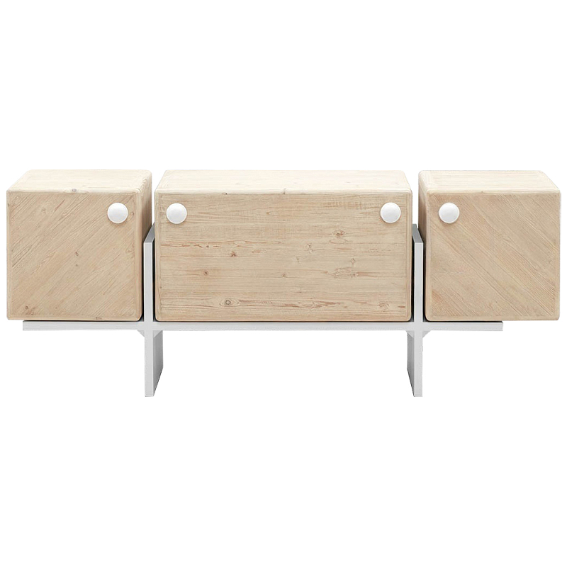 Комод Don Wooden Forms Furniture Древесина Белый Комод Don Wooden Forms Furniture Древесина Белый в Грозном | Loft Concept