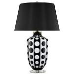 Настольная лампа черно-белый горох Interaction варинант исполнения - 3 | Loft Concept в Грозном