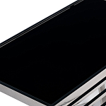 Столик журнальный с черной стеклянной столешницей Embodiment of Contemporary Art  варинант исполнения - 2 | Loft Concept в Грозном