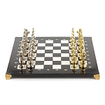 Шахматы Ренессанс с доской из натурального мрамора Decorative Thematic Chess варинант исполнения - 1 | Loft Concept в Грозном