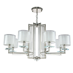 Люстра с 8-ю цилиндрическими плафонами из стекла Laurent варинант исполнения - 7 | Loft Concept в Грозном