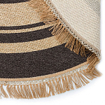 Ковер из комбинированного состава с узором Circles of goodness варинант исполнения - 4 | Loft Concept в Грозном