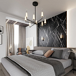 Люстра с прозрачными плафонами из стекла Umbrella варинант исполнения - 5 | Loft Concept в Грозном