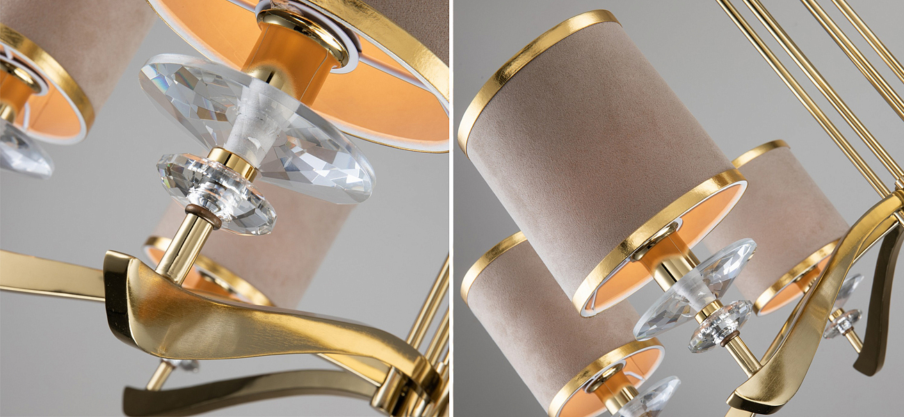 Люстра цвета латуни Salony D78 см - Loft-Concept в Грозном