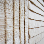 Большое Панно Абстракция белые нити Huipil Wall Hanging варинант исполнения - 2 | Loft Concept в Грозном