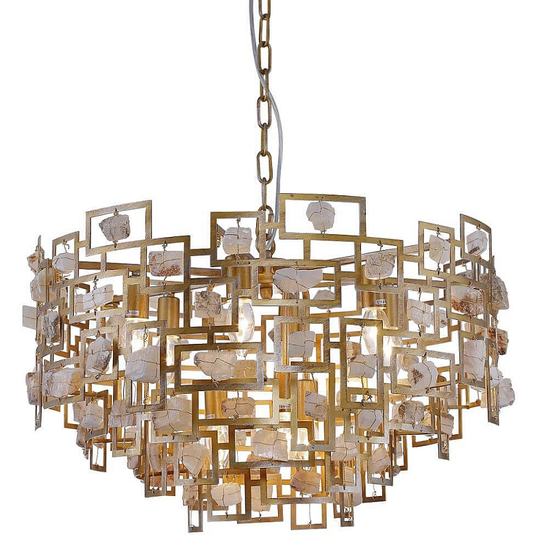 Люстра Maze Stones Chandelier Золотой Люстра Maze Stones Chandelier Золотой в Грозном | Loft Concept