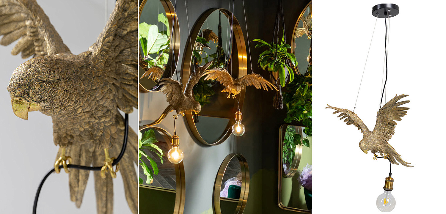 Подвесной Светильник Золотой Попугай Golden Parrot Подвесной Светильник Золотой Попугай Golden Parrot - Loft-Concept в Грозном