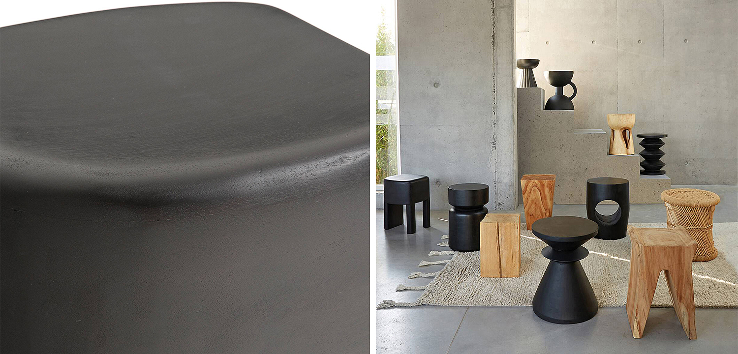 Приставной стол Mordred Mango Black Side Table Приставной стол Mordred Mango Black Side Table - Loft-Concept в Грозном