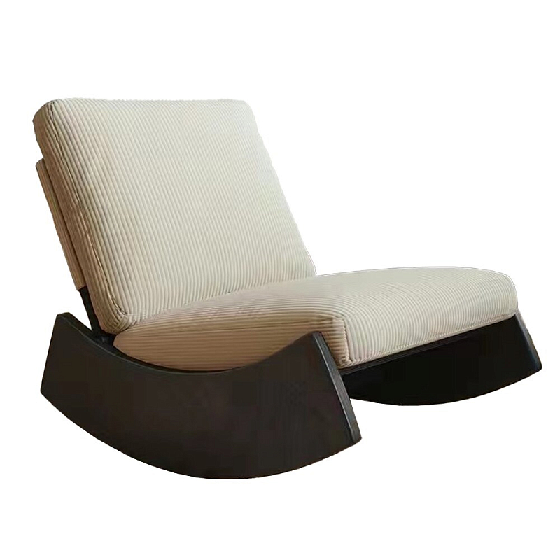 Кресло-качалка Corduroy Rocking Chair Черный Хаки Кресло-качалка Corduroy Rocking Chair Черный Хаки в Грозном | Loft Concept