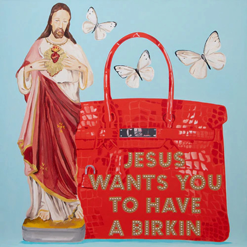 Картина Jesus Wants You To Have a Birkin Мульти Картина Jesus Wants You To Have a Birkin Мульти в Грозном | Loft Concept