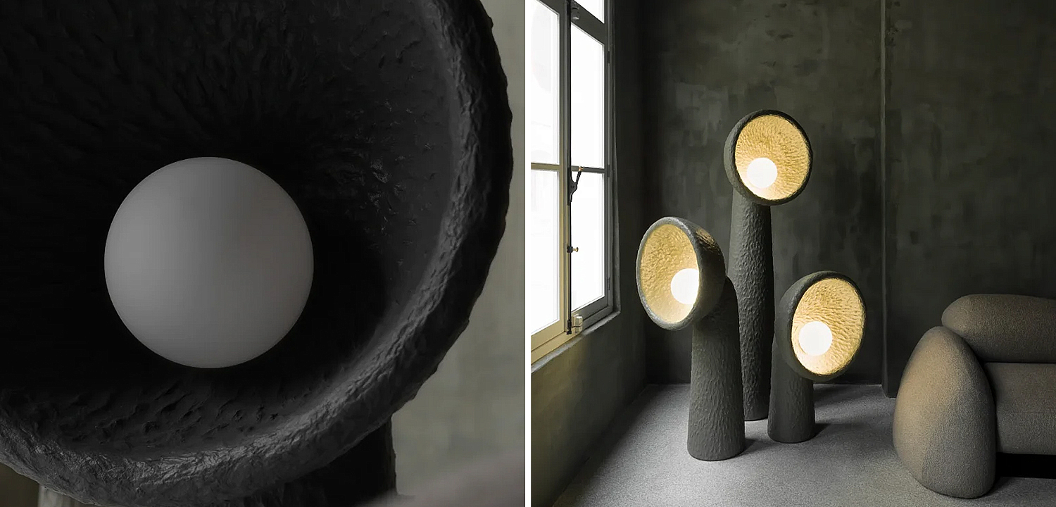 Лампа SONIAH MEDIUM FLOOR LAMP by FAINA Black Лампа SONIAH MEDIUM FLOOR LAMP by FAINA Black - Loft-Concept в Грозном