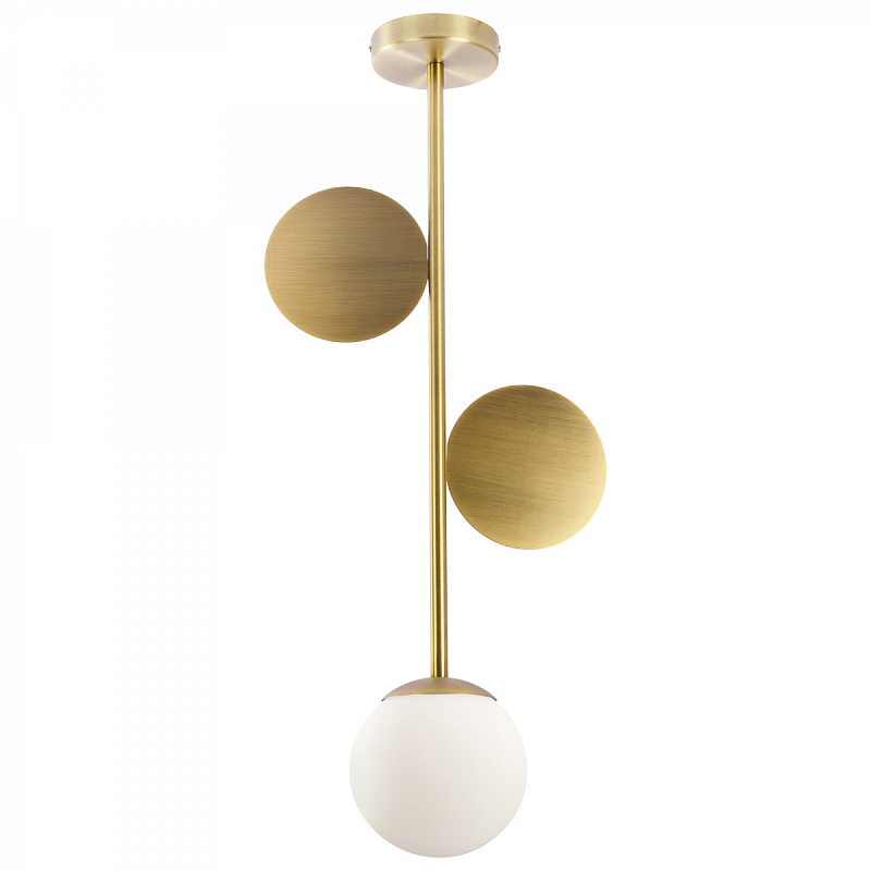 Люстра Areti Plates Pendant Золотой Белый Люстра Areti Plates Pendant Золотой Белый в Грозном | Loft Concept
