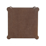 Приставной столик деревянный с резными ножками и нижней полкой Vintage Side Table Brown Wood варинант исполнения - 2 | Loft Concept в Грозном