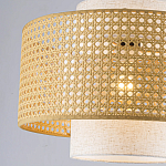 Торшер с декоративным поясом из плетеного бамбука Biuloggicu варинант исполнения - 8 | Loft Concept в Грозном