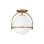 Потолочный светильник с плафоном в форме белого матового шара Hinkley варинант исполнения - 13 | Loft Concept в Грозном