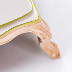 Кресло из натурального бука золотистое с изображением птиц и цветов Blooming Birds варинант исполнения - 3 | Loft Concept в Грозном