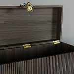 Большой дизайнерский Сундук Elsa Dreams Walnut варинант исполнения - 3 | Loft Concept в Грозном