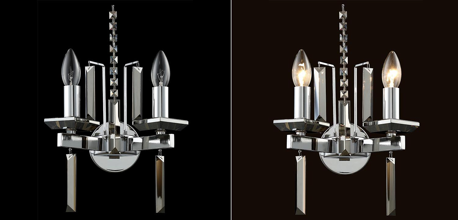 Бра Vivien Crystal Chrome Wall Lamp Бра Vivien Crystal Chrome Wall Lamp - Loft-Concept в Грозном