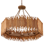 Люстра с абажуром из ротанга Wicker Furniture варинант исполнения - 3 | Loft Concept в Грозном