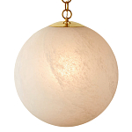 Подвесной светильник в форме шара из белого текстурного стекла Atmosphere варинант исполнения - 1 | Loft Concept в Грозном