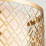 Потолочный светильник золотого цвета с каркасом в виде геометрических ромбов Elstead Lighting варинант исполнения - 4 | Loft Concept в Грозном