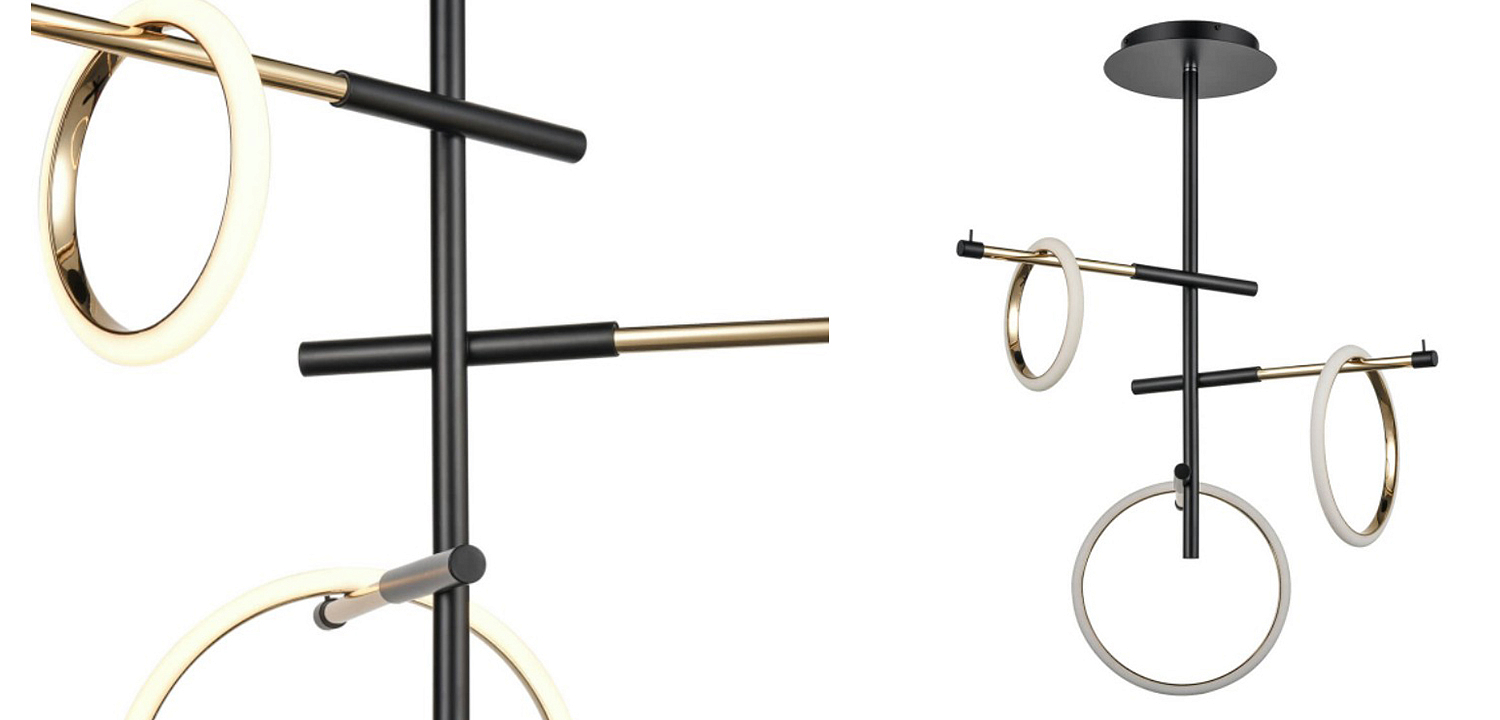 Люстра Jessenia Rings Chandelier 3 Люстра Jessenia Rings Chandelier 3 - Loft-Concept в Грозном