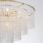 Люстра многоярусная с каскадами кристаллов Crystal Rains варинант исполнения - 6 | Loft Concept в Грозном