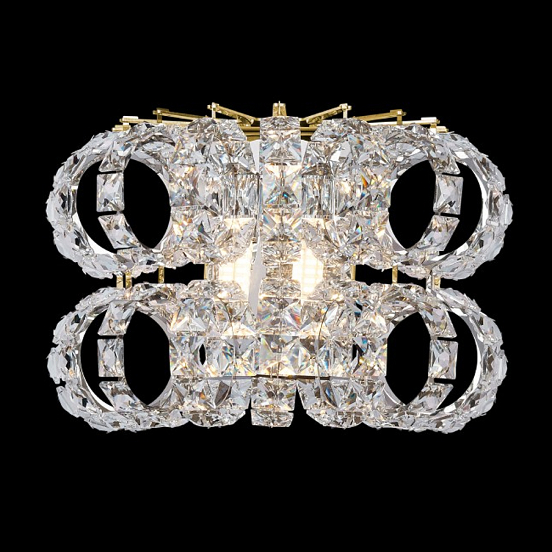 Бра с россыпью хрусталя Perfection of Diamonds Золотой Прозрачный Хром Бра с россыпью хрусталя Perfection of Diamonds Золотой Прозрачный Хром в Грозном | Loft Concept