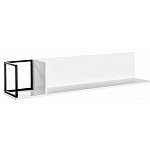Полка навесная белая открытая Strict Lines  варинант исполнения - 3 | Loft Concept в Грозном