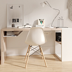 Письменный стол прямоугольный с полочкой под столешницей EcoComb варинант исполнения - 4 | Loft Concept в Грозном