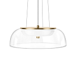 Подвесной светильник  с плоским прозрачным стеклянным плафоном Grada Light варинант исполнения - 4 | Loft Concept в Грозном