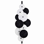 Бра светодиодное из черно-белых дисков Contrast Sample варинант исполнения - 4 | Loft Concept в Грозном