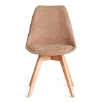 Стул с мягким бархатным сиденьем Chair Tulip варинант исполнения - 8 | Loft Concept в Грозном